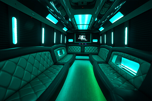luxury party bus service in Denver