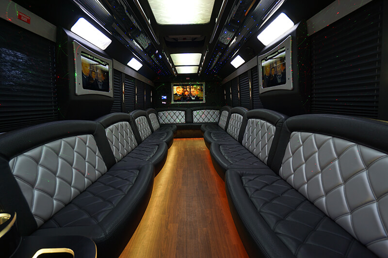 34-passenger party buses