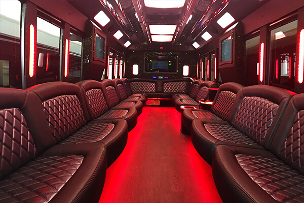Huge party bus rental